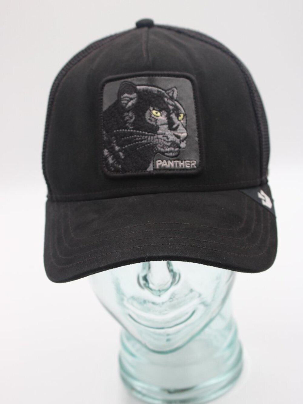 Goorin Bros The Farm Panther Trucker Snapback Hat Black One Size Adjustable
